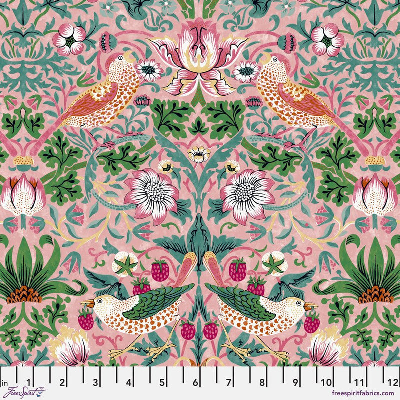 Strawberry Thief Blush - Woven Modern Fabric Gallery