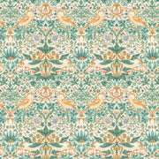 Strawberry Thief Mint - Woven Modern Fabric Gallery