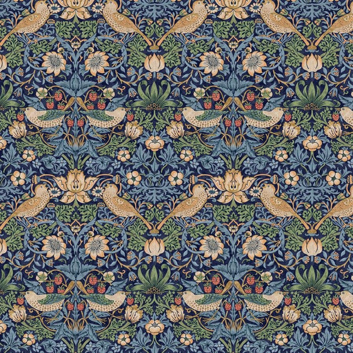 Strawberry Thief Multi Quilt Backing - Woven Modern Fabric Gallery