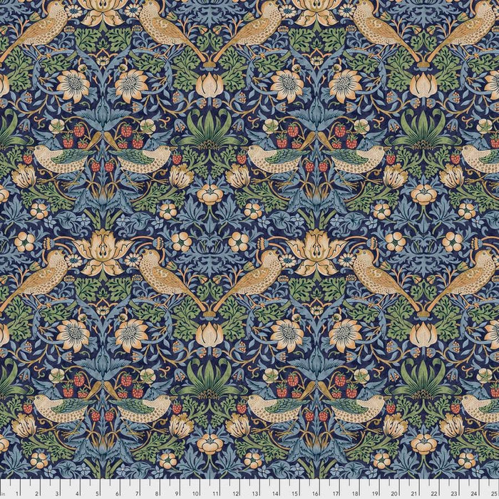 Strawberry Thief Navy - Woven Modern Fabric Gallery