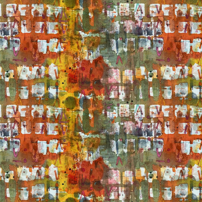 Summer Splash Kaleidoscope - Woven Modern Fabric Gallery