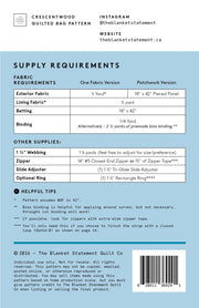 The Cresentwood Bag Pattern - Woven Modern Fabric Gallery