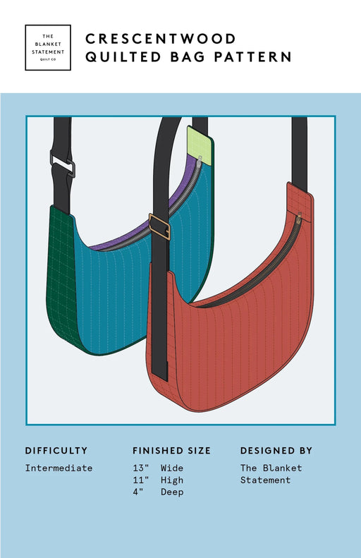 The Cresentwood Bag Pattern - Woven Modern Fabric Gallery