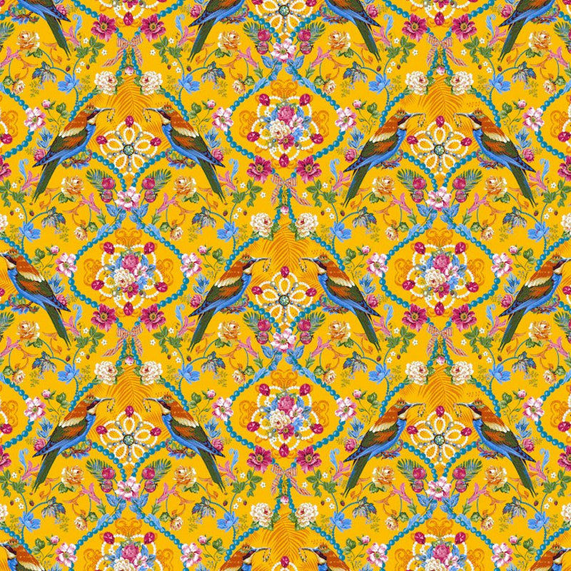 The Queens Jewels Small Gold - Woven Modern Fabric Gallery