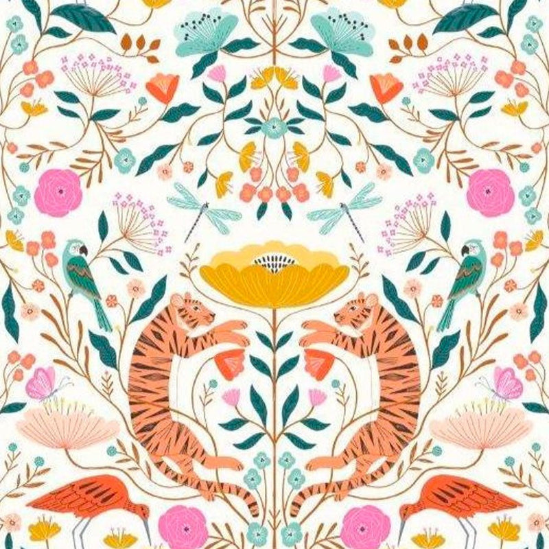 Tiger Day - Woven Modern Fabric Gallery