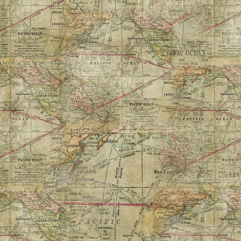 Tim Holtz Expedition Quilt Backing - Woven Modern Fabric Gallery
