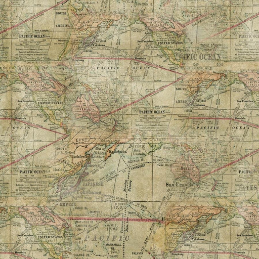 Tim Holtz Expedition Quilt Backing - Woven Modern Fabric Gallery