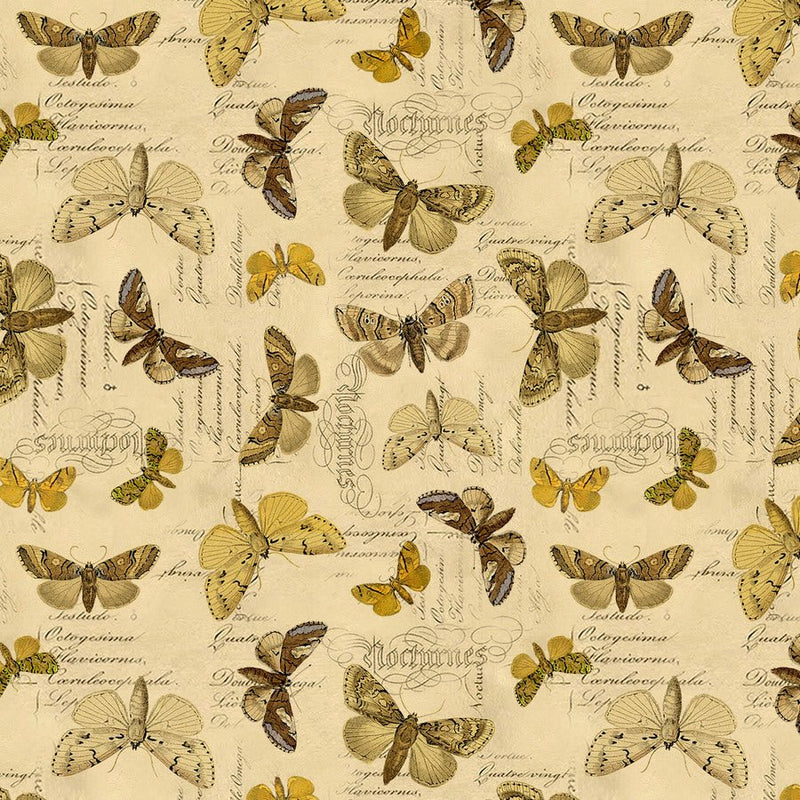 Tim Holtz Yellow Specimen - Woven Modern Fabric Gallery