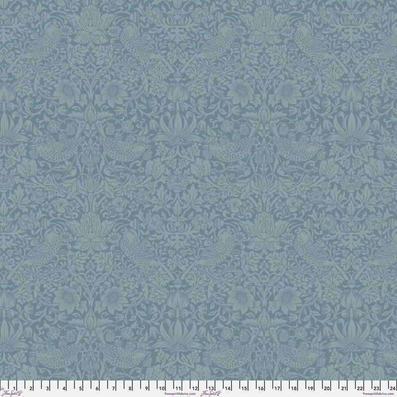 Morris & Co. Tonal Strawberry Thief Riverwandle Quilt Backing fabric - Woven Modern Fabric Gallery