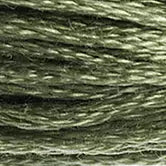 DMC Embroidery Floss 3052 Silver Green