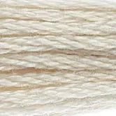 DMC Embroidery Floss 3866 Garlic White