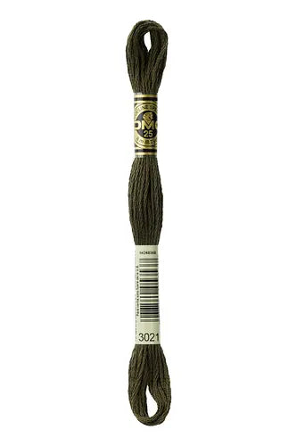 DMC Embroidery Floss 3021 Ink