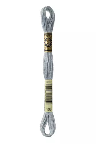 DMC Embroidery Floss 168 Town Mouse Grey