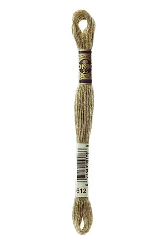 DMC Embroidery Floss 612 Jute