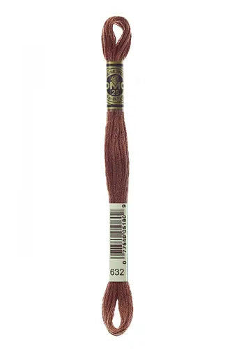 DMC Embroidery Floss 632 Cocoa
