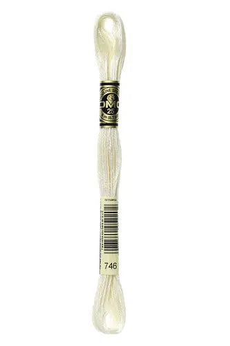 DMC Embroidery Floss 746 Pearlescent Vanilla