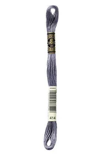 DMC Embroidery Floss 414 Lead