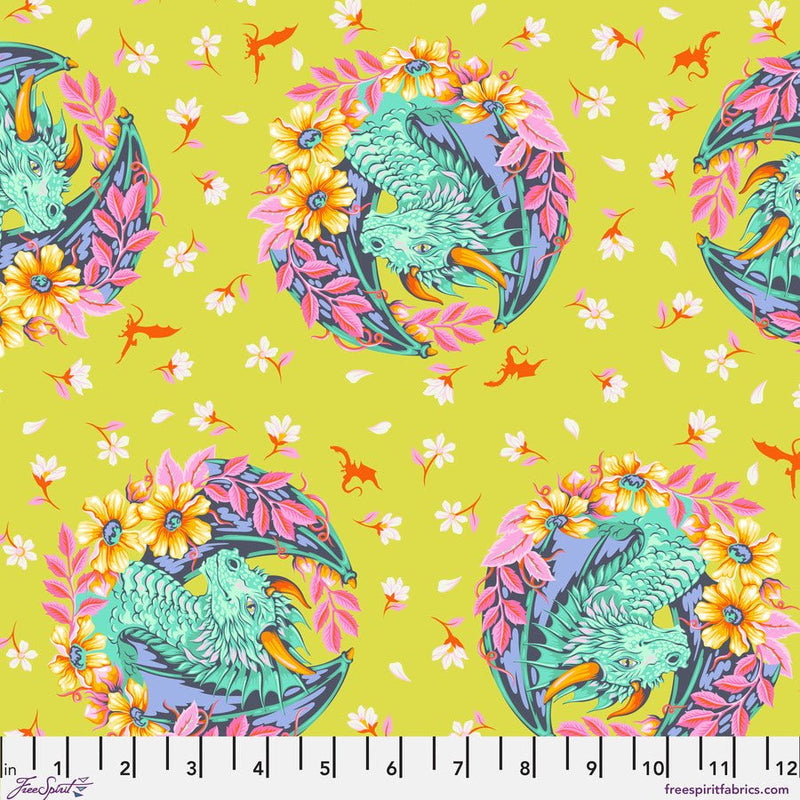 Tula Pink Dragon Ball She Apple - Woven Modern Fabric Gallery