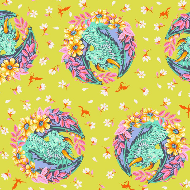 Tula Pink Dragon Ball She Apple - Woven Modern Fabric Gallery