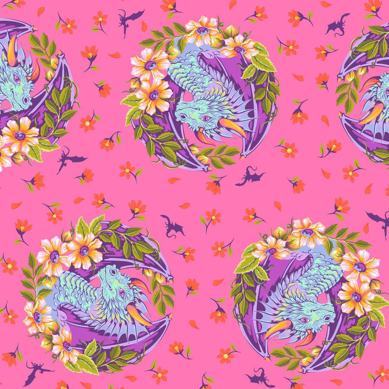 Tula Pink Dragon Ball She Sugarplum - Woven Modern Fabric Gallery