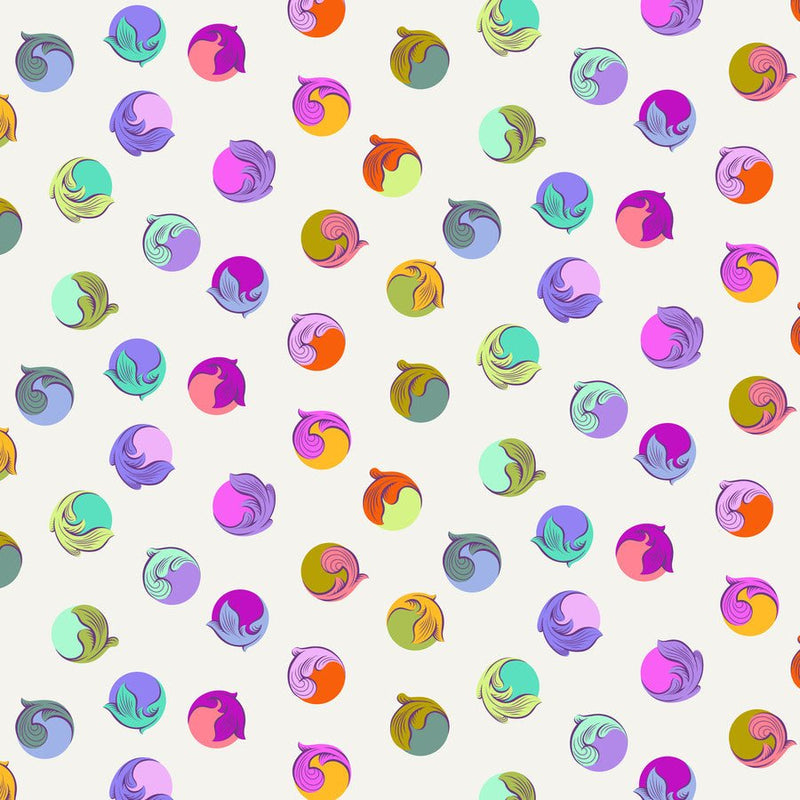 Tula Pink Gumdrop Pearl - Woven Modern Fabric Gallery