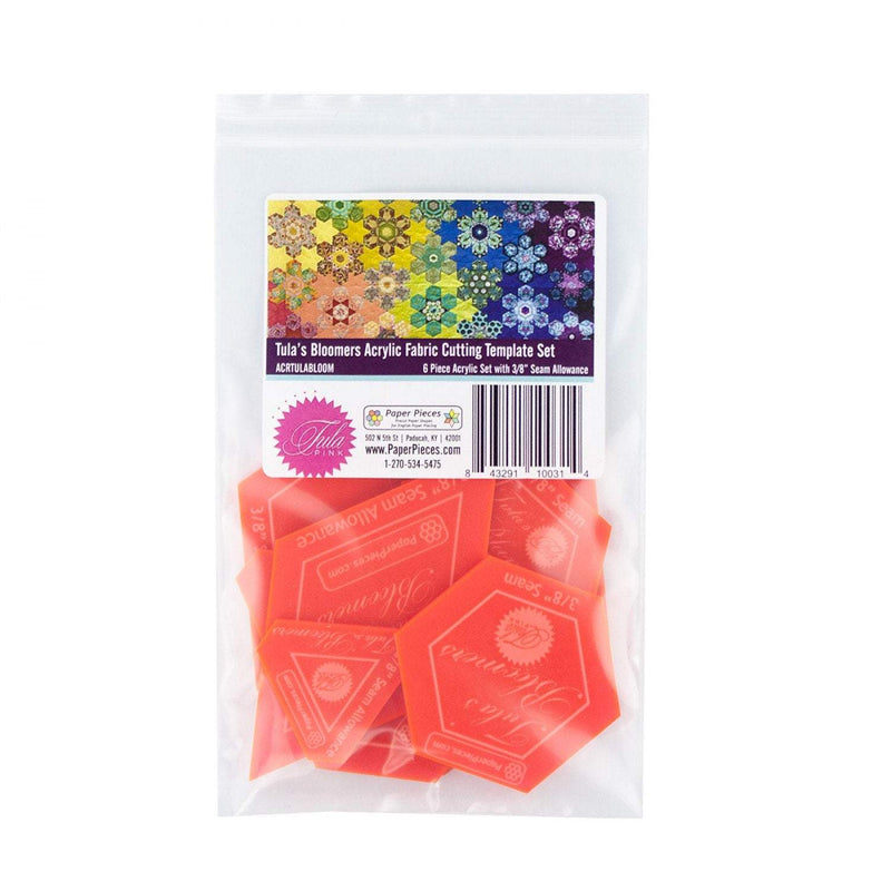 Tula's Bloomers Acrylic Templates - Woven Modern Fabric Gallery