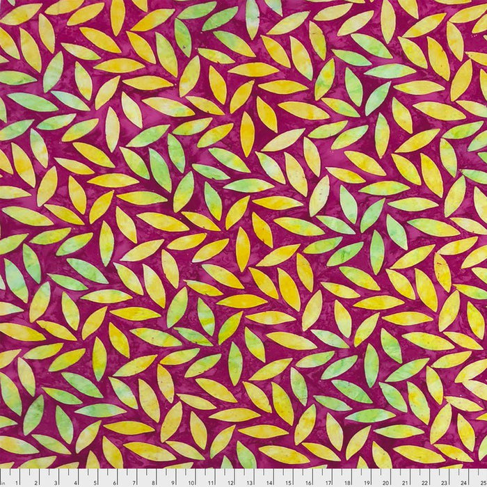 Tumbling Leaf Magenta Batik - Woven Modern Fabric Gallery