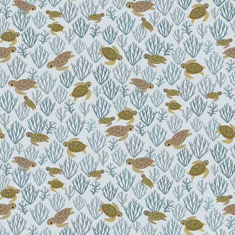 Turtely Cool - Woven Modern Fabric Gallery