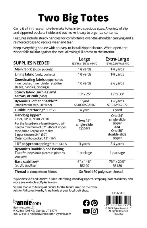 Two Big Totes - Woven Modern Fabric Gallery