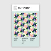 Victoria Beach Quilt Pattern - Woven Modern Fabric Gallery