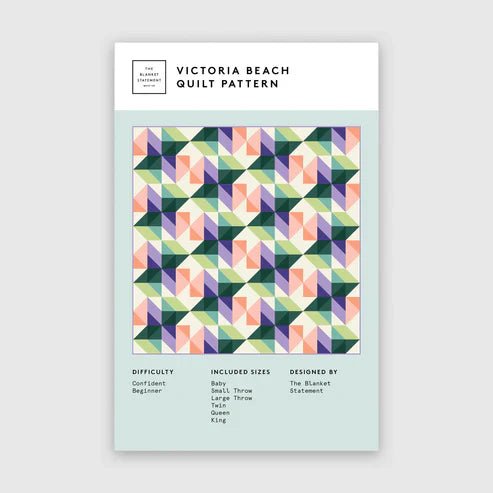 Victoria Beach Quilt Pattern - Woven Modern Fabric Gallery