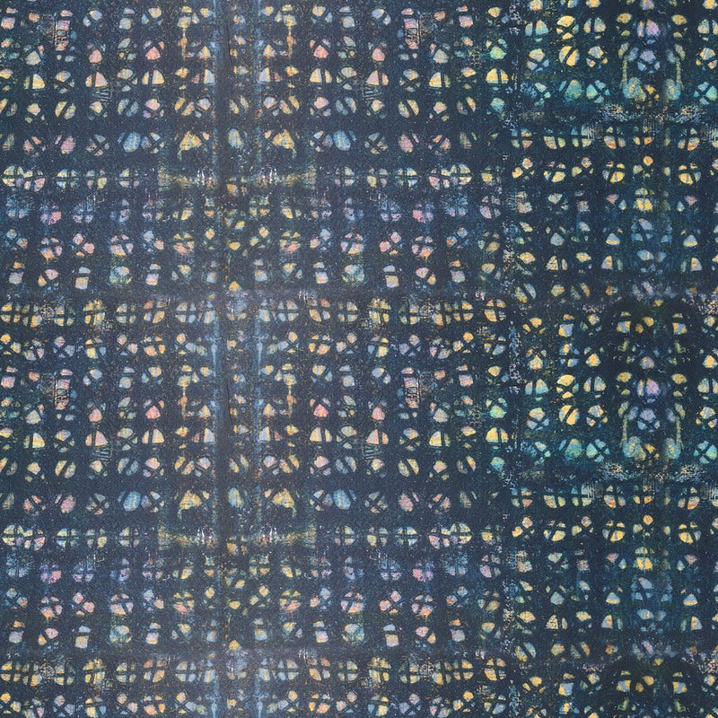 Whirl Indigo - Woven Modern Fabric Gallery