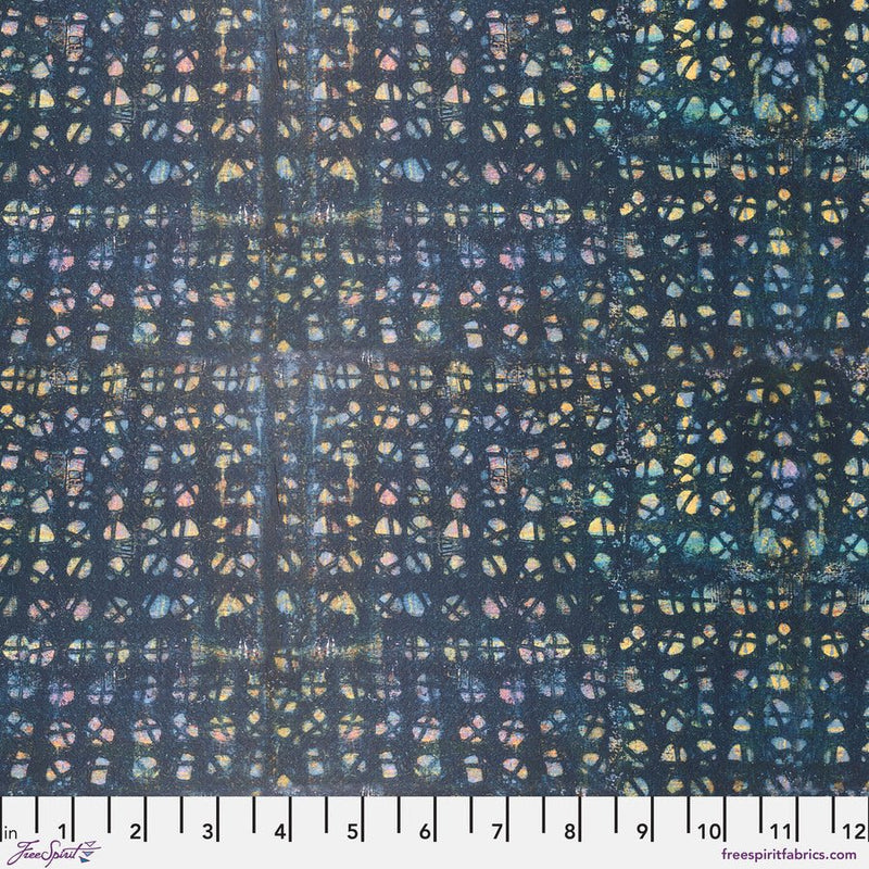 Whirl Indigo - Woven Modern Fabric Gallery