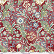 Wilhemina Crimson Quilt Backing - Woven Modern Fabric Gallery