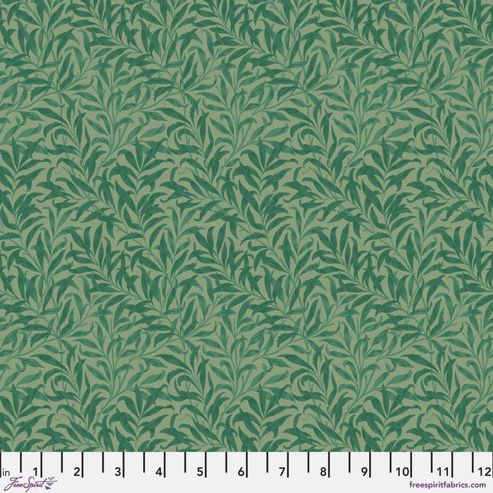 Willow Boughs Green - Woven Modern Fabric Gallery