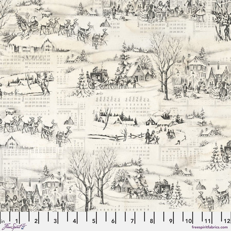 Winter Toile Neutral - Woven Modern Fabric Gallery