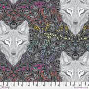 Wolf of Pink Street Carbon - Woven Modern Fabric Gallery
