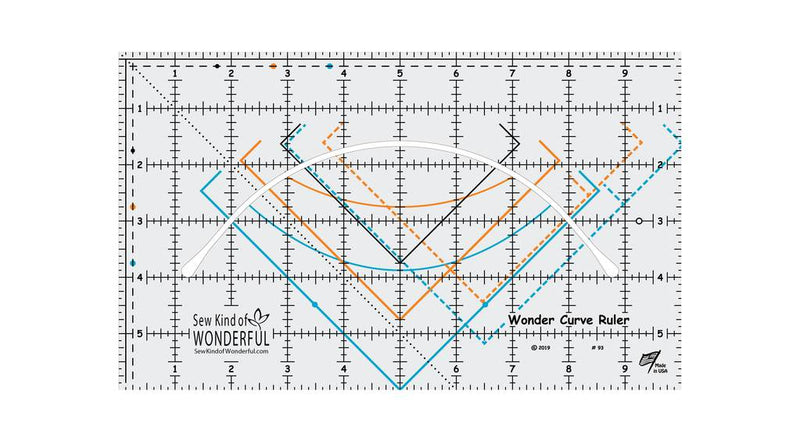 Wonder Curve Ruler - Woven Modern Fabric Gallery