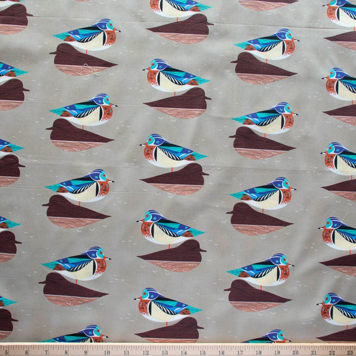 Wood Duck - Woven Modern Fabric Gallery