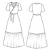The Westcliff Dress Pattern by Friday Pattern Co. Sold by Canadian online fabric store Woven Fabric Gallery.