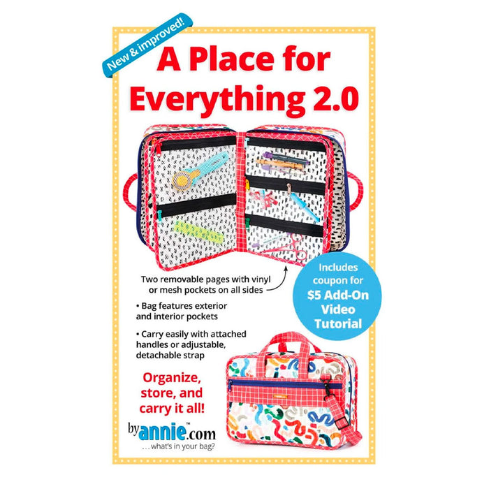 A Place for Everything 2.0 pattern from By Annie sold by Online Canadian Fabric Store Woven Modern Fabric Gallery