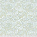 Bachelor Buttons Aqua fabric by William Morris . Sold by Canadian online favric store Woven Fabric Gallery.