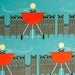 Big Rac Attack organic fabric by Charley Harper for Birch Fabrics. Sold by Canadian online fabric store Woven Fabric Gallery.