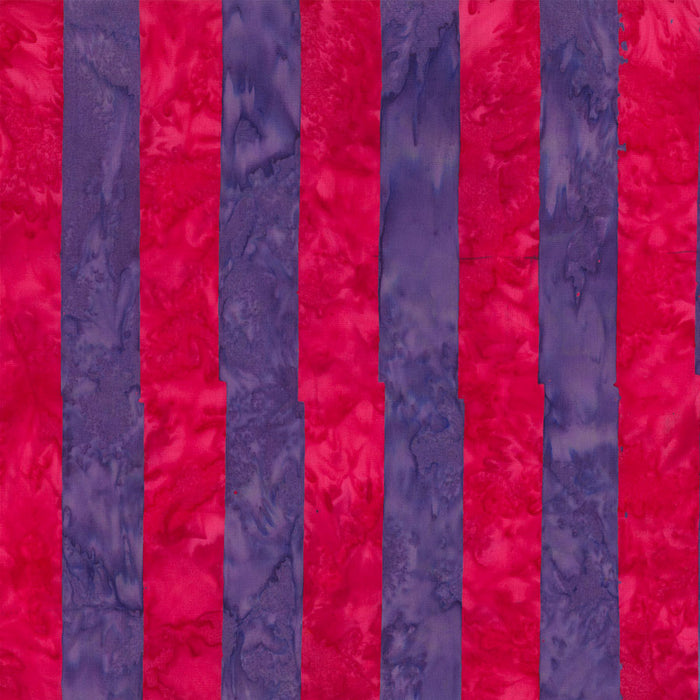 Big Stripe Red Batik fabric from Artisan by Kaffe Fassett. Sold by Canadian online fabric store Woven Fabric Gallery 