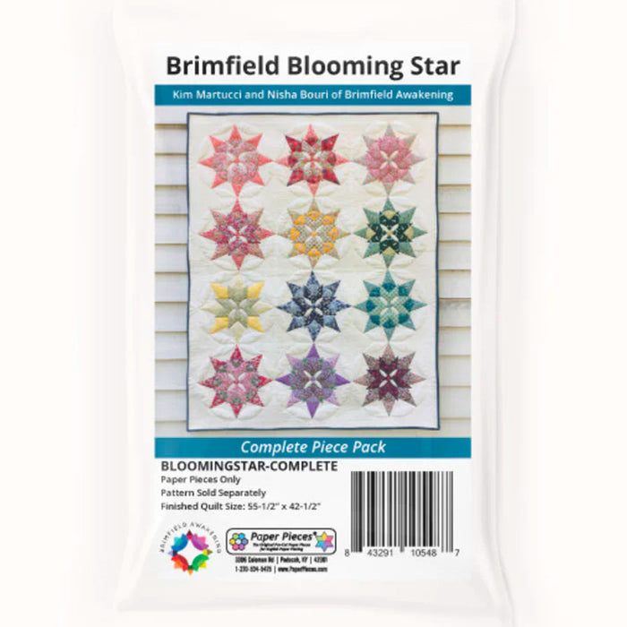 Brimfield Blooming Star Complete Pieces by Brimfield Awakening Sold by Canadian online fabric store Woven Fabric Gallery.