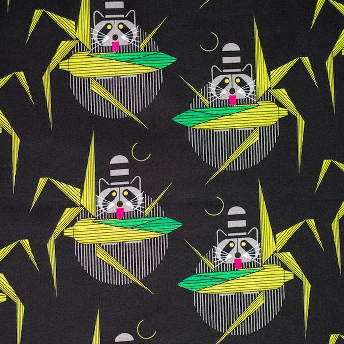 Cornprone organic fabric by Charley Harper for Birch Fabrics. Sold by Canadian onine fabric store Woven Fabric Gallery.