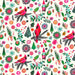 Deck the Halls fabric from Dear Stella Fabrics. Sold by Canadian online fabric store Woven Fabric Gallery.