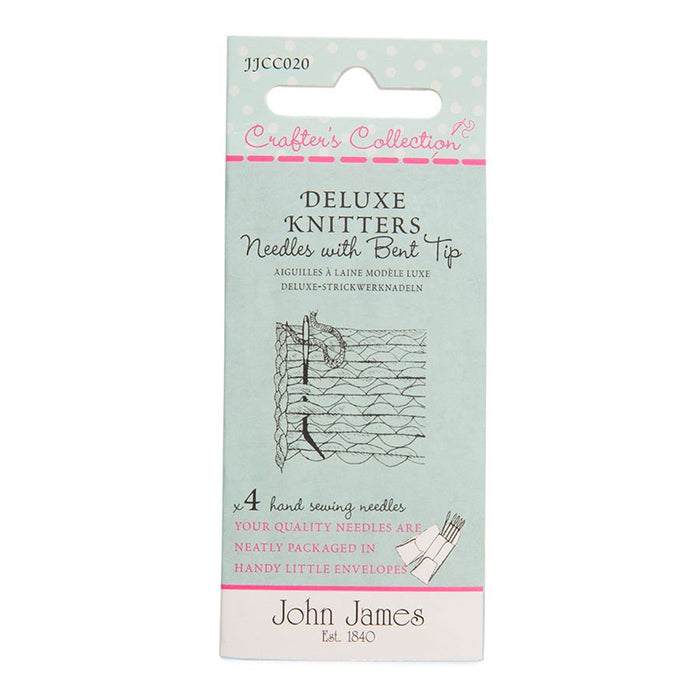 John James Deluxe Knitters Needles. Sold by Canadian online fabric store Woven Fabric Gallery.