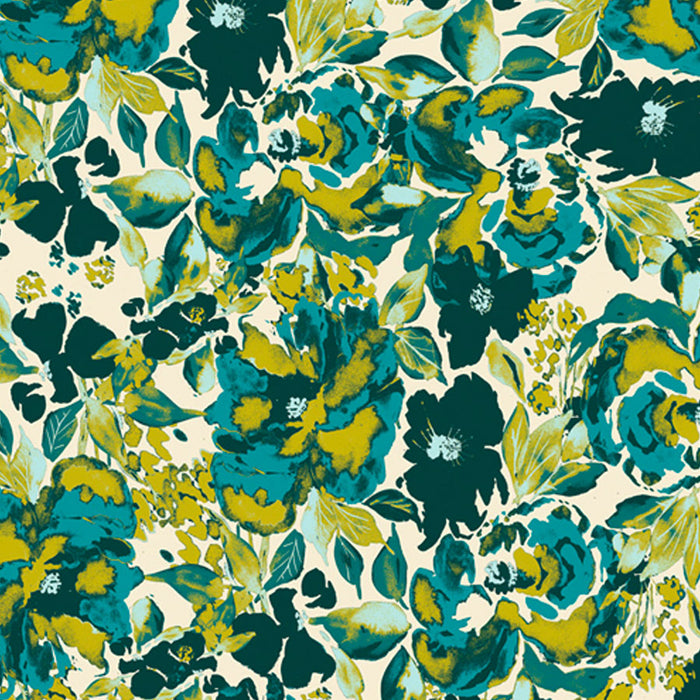 Dressing Room Teal fabric by Bari J for Art Gallery Fabrics sold by Online Canadian Fabric Store Woven Modern Fabric Gallery