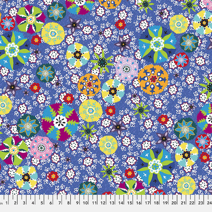 Enchant Blue fabric by Victoria Findlay Wolfe sold by Online Canadian Fabric Store Woven Modern Fabric Gallery